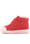 Yoohoo Genuine Leather Pomegranate Flower Pink Velcro Baby Girl Boots - 5