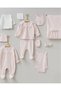 Mathilda 10-Piece Organic Hospital Discharge Set Pink 100% Cotton Newborn Baby Girl - 2