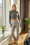 Women's Jogger Leggings Gray 3013 - 7