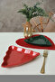 New Year's Green/Red Pine Boat Plate 22 cm 2 Pieces 309/506 - 5