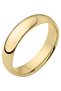 Unisex 6mm Polished Domed Stainless Steel Wedding Band Ring TCA