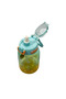 Tritan Water Bottle – 700 ml Water Bottle with Straw, Locking Lid, and Carrying Strap - Blue - 4