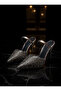 Women's Stone-Embellished Thin-Heeled Evening Shoes 7 cm Shiny Elegant Stiletto - 3