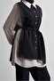 Triple Suit with Belted Pants 44630 - 4