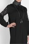 Embroidered Sleeves Dress 4439 - 4
