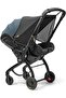 unshade Extension Only, Enhanced UV Coverage for Car Seat & Stroller, Black - 2