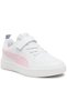 Rickies Ac Ps (385836 14) Velcro Children's Sports Shoes White Pink