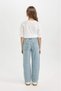 Girls' Straight Fit Ripped Detailed Straight Leg Pocket Jean Trousers D3370A824Wn - 6