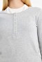 Halter Neck Ribbed Long Sleeve T-Shirt F9352Ax25Au - 4
