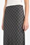 A Form Checkered High Waist Viscose Midi Skirt G5213Ax25Wn - 3