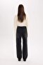 Straight Wide High Waist Long Jeans Washed Pants E3181Ax25Sp - 5