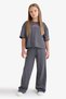 Girl's 2-Piece Suit Short Sleeve Printed T-Shirt Sweatpants F5035A825Au - 2