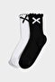 Girl's 2-Pack Cotton Long Socks F7214A8Ns