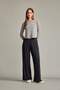 Wide Leg Modal Trousers with Elastic Waist F8507Ax25Sm - 2