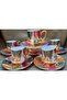 Palace Second Spring Porcelain Hand Painting Coffee Cup Set - 3