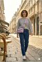 Women's Lilac Quilted Adjustable Column Strap Cross Shoulder Bag - 2