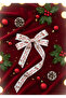 New Year Happy New Year, Santa Claus, Deer Pattern Print Ribbon (20mm Width - 10Mt Length) - 2