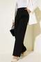 Women's Imported Crepe Fabric Pleated Flexible P Palazzo Pants – Stylish and Comfortable Cut |   Black & Brown |   S-Xl - 2