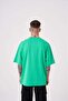 Men's Believe Me Printed Oversize Light Green T-Shirt - 2