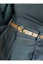 Merge Multi-Ring Pattern Women's Gold Buckle Belt Coat Belt Dress Belt Trouser Belt