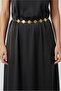 Women's Gold Chain Belt Dress Belt Coat Belt Waist Belt - 2