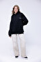 Unisex Oversized Hooded Sweatshirt Hoodie 100% Cotton Soft Textured Embroidered - 7