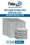 10-Pack Hygienic Dishwashing Wire - Double Layer Hard Dirt and Grease Remover (20X20 cm)