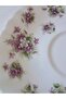 Sweet Violets Bone China Antique Double Size Porcelain Coffee Cup and Saucer 2 Pieces 120 ml - 6