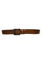 100% Genuine Quality Leather 4.5 cm Wide Tongue Tosado Jeans, Sports Belt Matte Black Buckle - 3