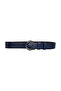 100% Genuine Leather, Black Nickel Buckle 4 Cm Navy Blue Women's Belt; Jeans, Sports Belt=an-byn-70.nickel - 7