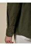 The Forest Depth – Green Corduroy Shirt with Rich Texture, Comfort Fit - 9