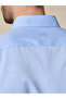 The Office Ready – Blue Non-Iron Oxford Shirt with Durable Weave, Slim Fit - 9