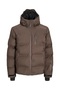 Jack&Jones Hooded Waterproof Brown Men's 3M Thinsulate Coat12238998 - 2