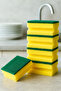 20 Pieces Dishwashing Sponge Classic Economical Corrugated Brite Sponge Cleaning - 6