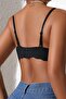 Stitch-Free Balensiz Lightweight Supported Heart Detail Laser Cut Non-Marking Invisible Bra - 4