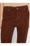 Spanish Cropped Velvet Pants Slim Fit - 5