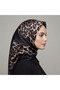 Soft Elegant Leopard Patterned Fashion Trend Shawl 70 X180 - 2