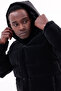Men's Black Winter Nova Fabric Waterproof Detachable K Hooded Coat with Inner Pocket - 3
