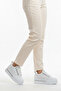 Orivena White Women's Hidden Wedge Heeled Sports Shoes - 4