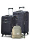 Soft Material 20 Inch(7-10kg) & 24 Inch(20-25kg) Luggage - Stylish Backpack Combo