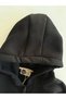 Hooded Zippered 3 Thread Sweatshirt and Sweatpants Set - 2