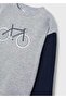 Winter Boys' Long Sleeve T-Shirt Light Gray - 4