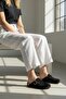 Anatomical Unisex Sabo Cork Sole Genuine Leather Slippers - 4