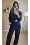 Gray Tracksuit Set Modal Fabric - 2