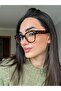 نظارات ستان ليوبارد ذات الإطار السميك الشهير للحماية من الضوء الأزرق، نظارات شفافة لحجب الضوء الأزرق - 7
