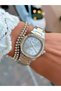 Imports of Two Color Women's Wrist Watch and Bracelet - 4