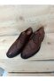 Men's Winter Shoes Non-Slip Rubber Sole Water Resistant Genuine Inner Leather Outer Leather Lace-Up Tan Color - 2