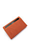 Unisex Genuine Leather Orange Card Holder - 3