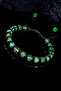 Natural Stone Green Variscite Turquoise Macrame Adjustable Bracelet