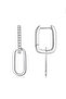 Cercei Pave Paperclip - 2